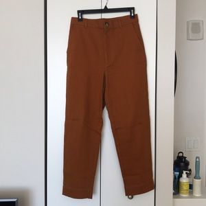 Madewell Slim Wide Leg Crop Pants